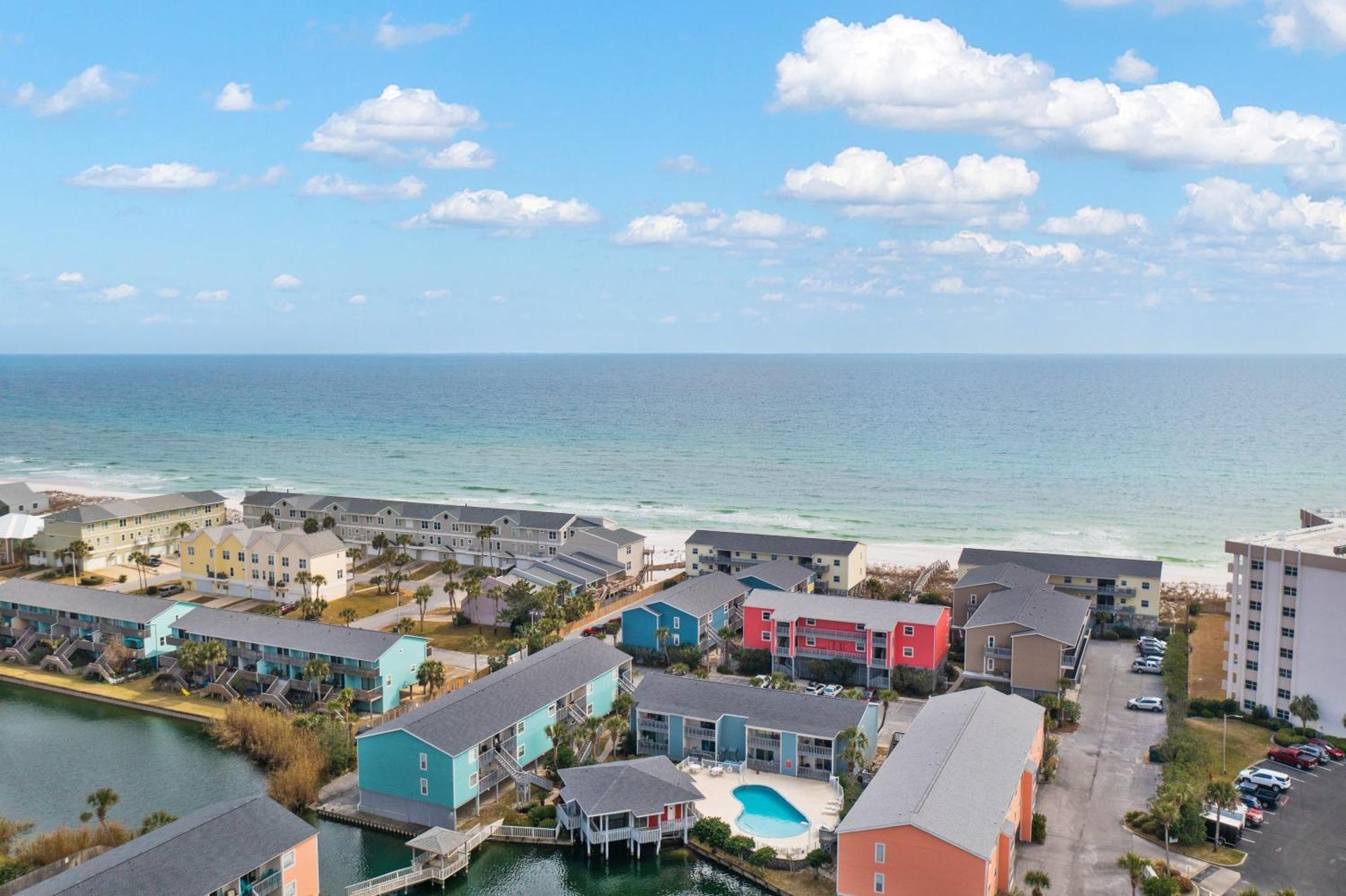 Villas On The Gulf L1- Ocean View Steps To Beach! Pensacola Beach Exterior photo
